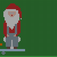 Santa sitting