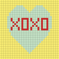 XOXO Candy Heart