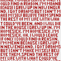 Copy of sweater vest lyrics back