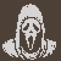 Ghost Face 50x50