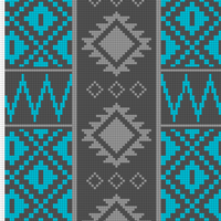 Aztec Cardi Back Panel 