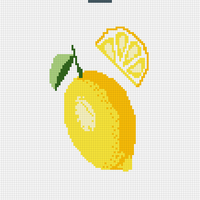 Lemon Grid Knit - Josie
