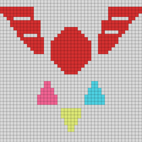 Poncho chest pattern