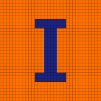 u of I dishcloth