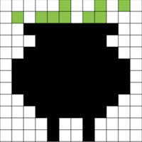 Halloween sock ideas - Cauldron