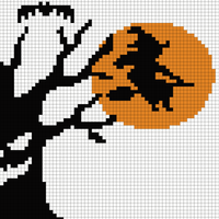 Witch over the moon