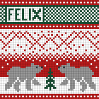 Christmas stocking Bear