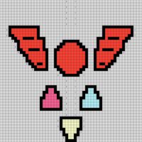 Poncho chest pattern with increases