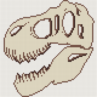 t rex skull