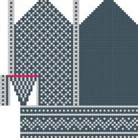 Copy of Copy of Worsted Mitten Template