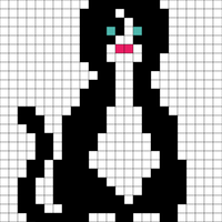 Copy of Black and white cat