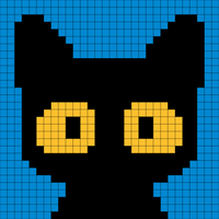 Big Eye Cat Granny Square