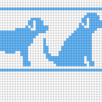 Dog fair isle