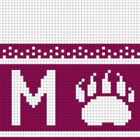 UMontana Bear Paw Wine Bottle Coozy_Easy