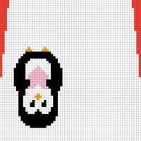 Stocking with penguin