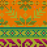 Copy of Copy of Orange fairisle jumper