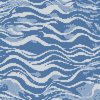 _blue waves__ Mounted Print for Sale by Tiawich.jpg