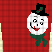 Amelia Snowman Stocking
