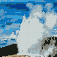 old faithful intarsia 