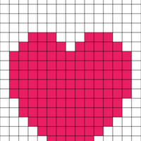 bea glove heart front