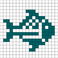small stripey fish