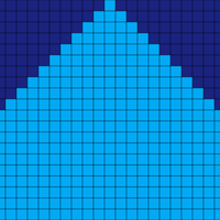 Blue part of flag