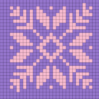 Copy of Purple pink Snowflake