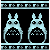 totoro colorwork