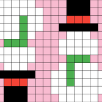 Pink Snowmen