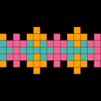 Copy of Puzzle motif for headband