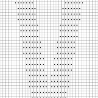 Letter V Charted