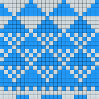 Fair Isle Motif Scarf