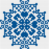 Motif des fleurs