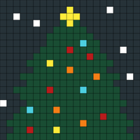 christmas tree coaster