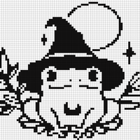 Copy of Copy of Witch Frog Pattern, Loop Yarn Pattern, Blanket Pattern PDF, Finger Knit Pattern, Frog Knit Blanket, Alize Puffy More, Bernat EZ Graph It.jpg