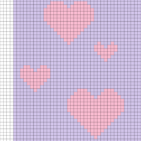 Balaclava heart pattern 💖 