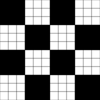 checkered background