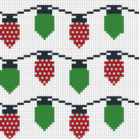 Bead Christmas Light Socks