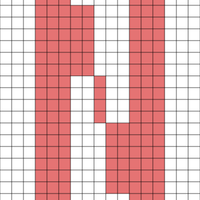 bunting letters - N