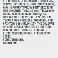 love note blanket