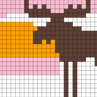 Copy of Copy of Copy of Copy of Moose Christmas Stocking