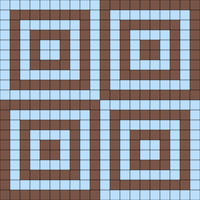Geometric strip