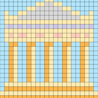 Greek Temple Doodle