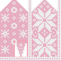My 1st Selbu Mittens Chart
