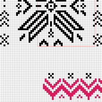 motif etoilé V4
