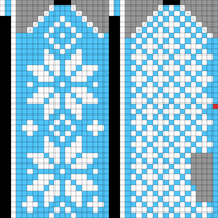 Copy of Copy of Copy of Copy of DROPS Snow Flake Mittens