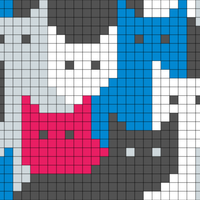 Copy of Copy of Copy of Cats Afghan Graph