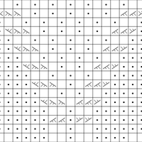 Center Motif (Filled Arrow Cable)