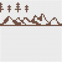 mountain forest snow