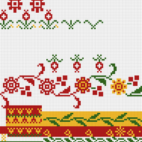 Copy of embroidered florals